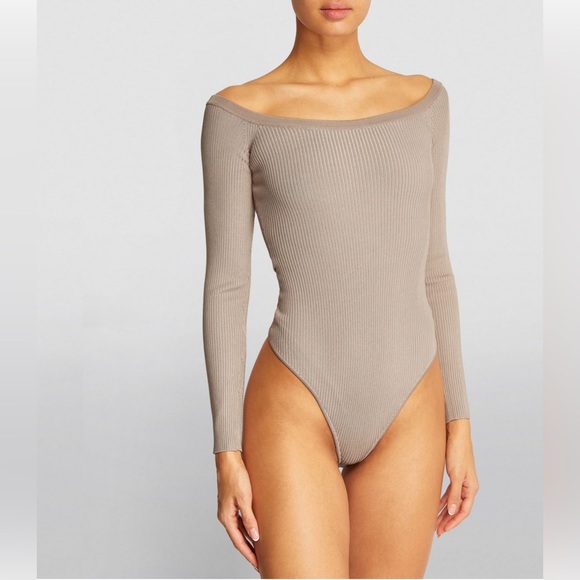 Good American Scoop neck Bodysuit NWT - Picture 3 of 11